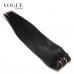 Clip In Human Hair Extensions Straight 100% Human Brazilian Hair Natural Black Hair